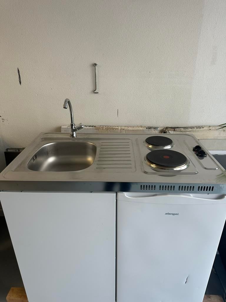 Mini keuken Stengel zgan, Huis en Inrichting, Keuken | Complete keukens, Ophalen, Wit, Overige typen, Zo goed als nieuw