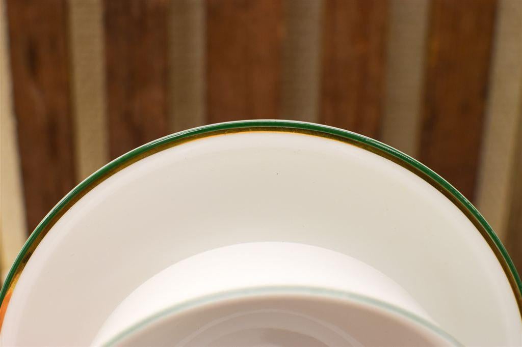 Arzberg porseleinen ronde jus/saus schaaltje met vast schote, Gebruikt, Ophalen of Verzenden, Bord(en), Wedgwood