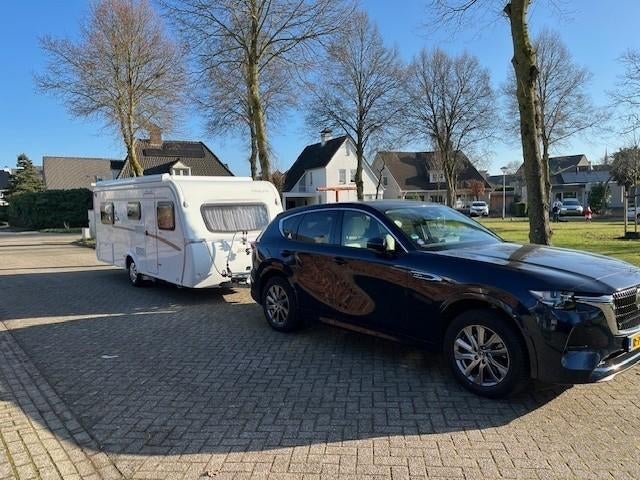 Eriba Feeling 442: mover, E-fietsendr., luifel, TV/DVD, 2019, Treinzit, Particulier, 2 aparte bedden, 5 tot 6 meter