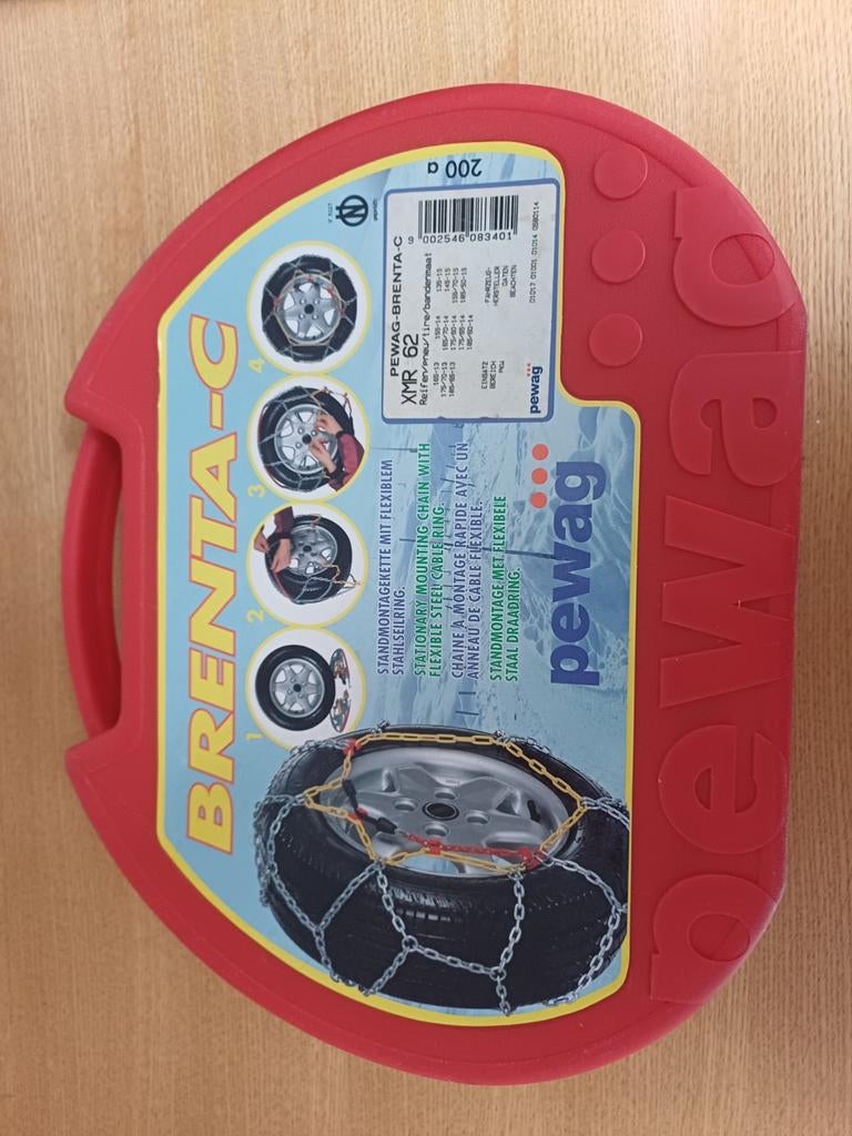 Sneeuwkettingen Pewag Brenta-C XMR 62 – als nieuw in koffer, Auto diversen, Sneeuwkettingen, Ophalen