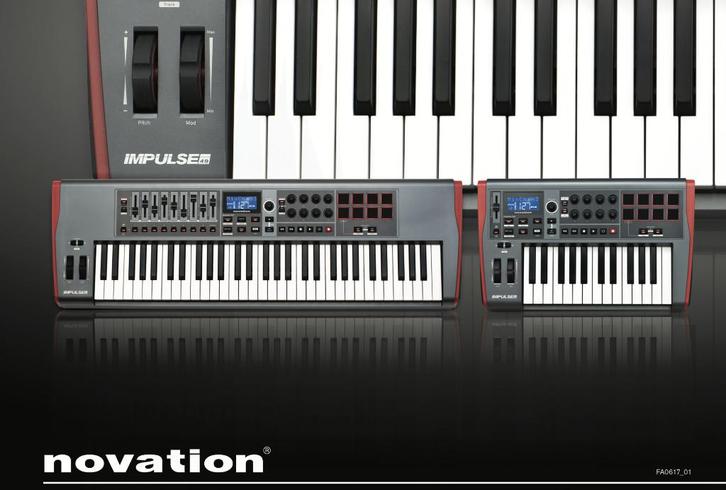 Novation Impulse 61 USB MIDI Controller Keyboard, Muziek en Instrumenten, Keyboards, Zo goed als nieuw, 61 toetsen, Overige merken