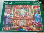 Falcon puzzel The Haberdasher Shoppe 1000st, Ophalen of Verzenden, 500 t/m 1500 stukjes, Gebruikt, Legpuzzel