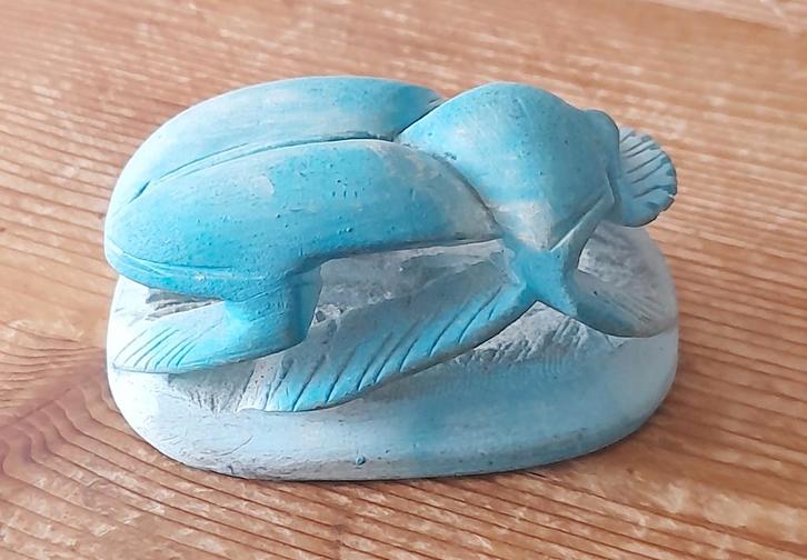 Egyptische scarabee, Antiek en Kunst, Curiosa en Brocante, Ophalen of Verzenden