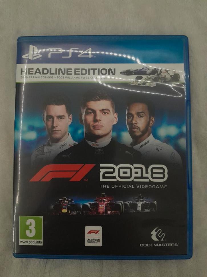 F1 2018 Headline Edition - PlayStation 4, Spelcomputers en Games, Games | Sony PlayStation 4, Gebruikt, Racen en Vliegen, 1 speler