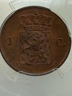 1 cent 1870 Willem III MS63RB, Ophalen of Verzenden, Koning Willem III, 1 cent, Losse munt