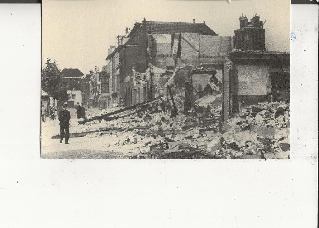 Dordrecht 2e WO Buiten Kalkhaven na de bommen, Ophalen of Verzenden, 1940 tot 1960, Ongelopen, Zuid-Holland