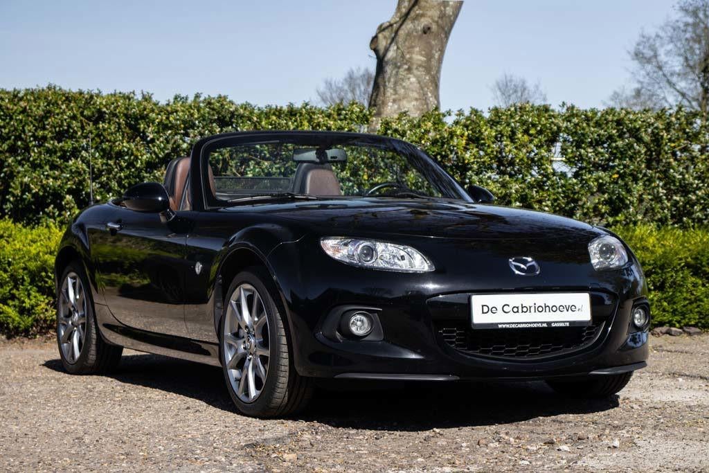 Mazda MX-5 NC 1.8l Brilliant Black - Kenko, Auto's, Achterwielaandrijving, Gebruikt, 4 cilinders, Cabriolet