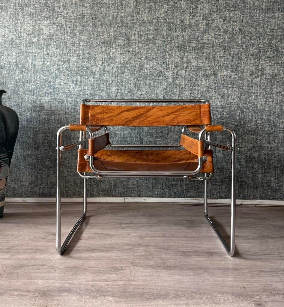 Vintage Wassily Chair by Marcel Breuer for Fasem, Ophalen, Gebruikt, -, -