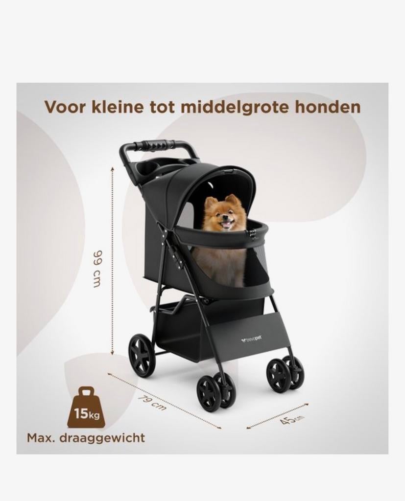 Hondenbuggy, Dieren en Toebehoren, Honden-accessoires, Nieuw, Ophalen