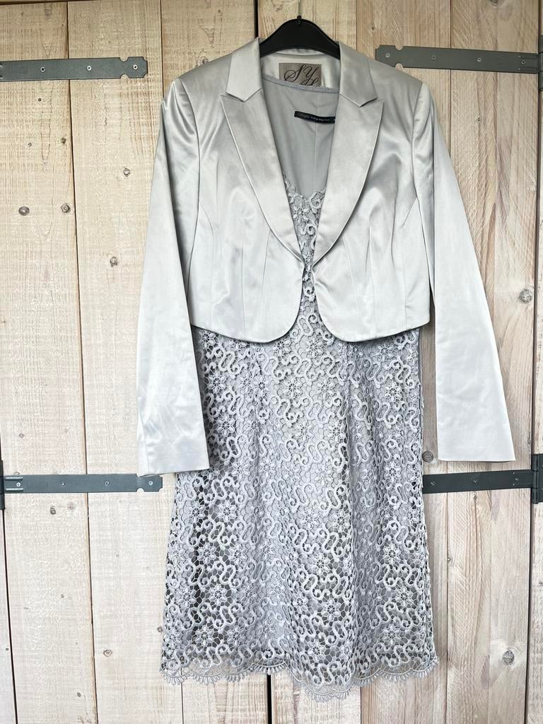 Steps jurk en jasje maat M, Kleding | Dames, Maat 38/40 (M), Ophalen of Verzenden, Zo goed als nieuw, Knielengte