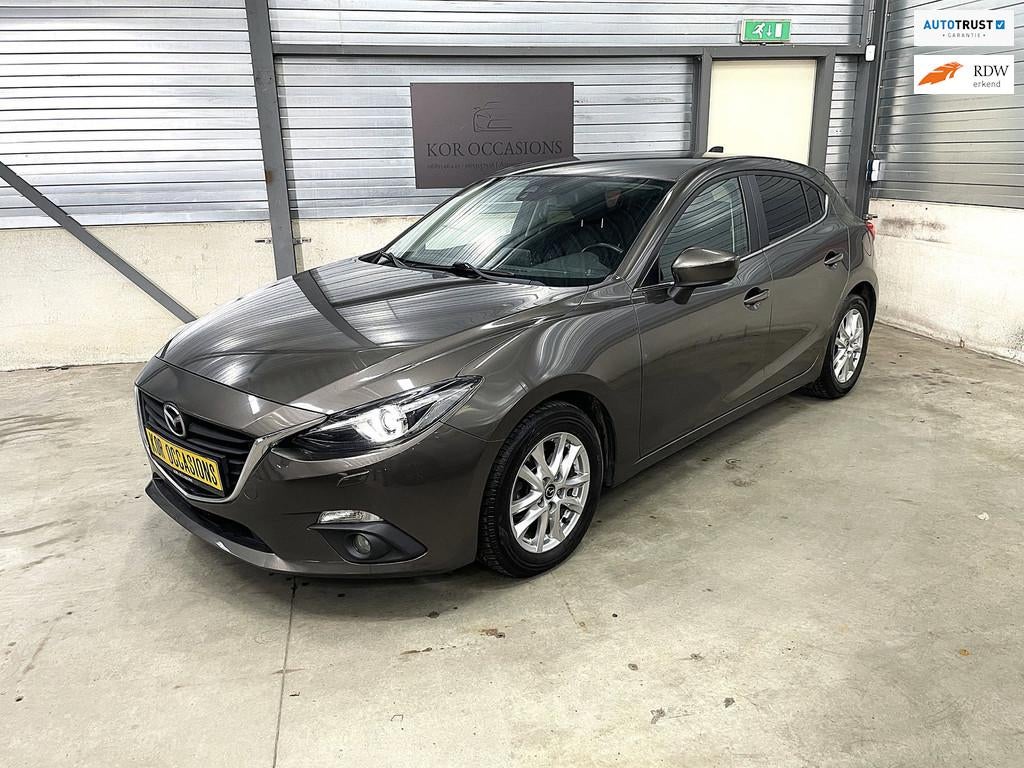 Mazda 3 2.0 TS+ 2e eigenaar LED automaat top onderhouden, Auto's, Mazda, Bedrijf, Te koop, ABS, Airbags, Airconditioning, Bi-Xenon koplampen