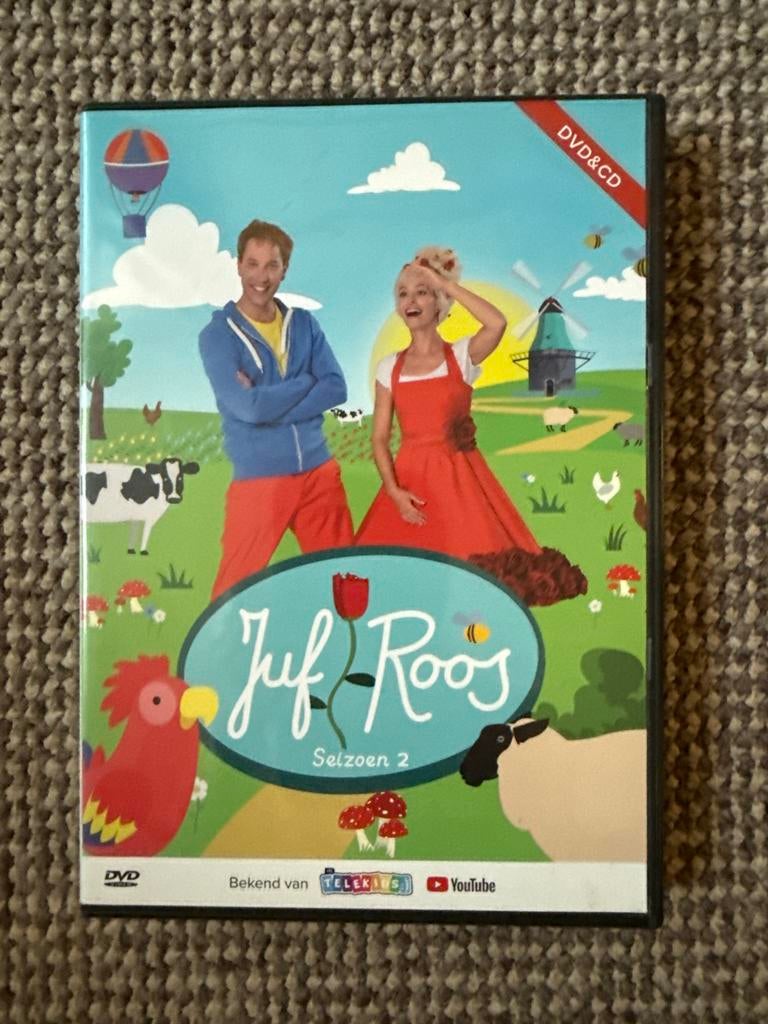 Juf Roos Seizoen 2 DVD & CD - Bekend van Telekids & YouTube, Alle leeftijden, Ophalen of Verzenden, Zo goed als nieuw, Tv fictie