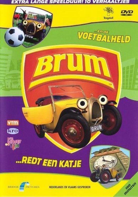 2-DVD Brum - ...En De Voetbalheld/...Redt Een Katje, Cd's en Dvd's, Avontuur, Alle leeftijden, Ophalen of Verzenden, Zo goed als nieuw