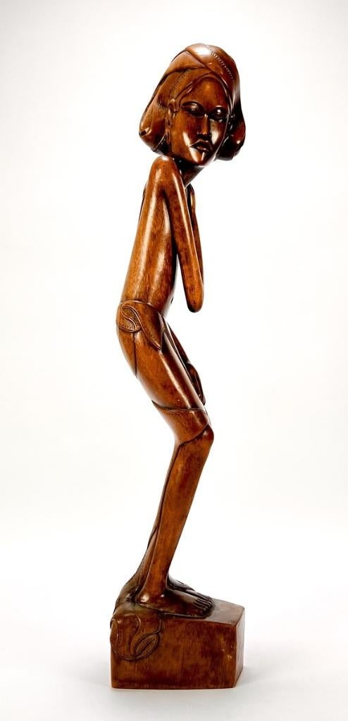 1252. Makonde beeld, Tanzania - Afrika, late 20e eeuw, Ophalen of Verzenden