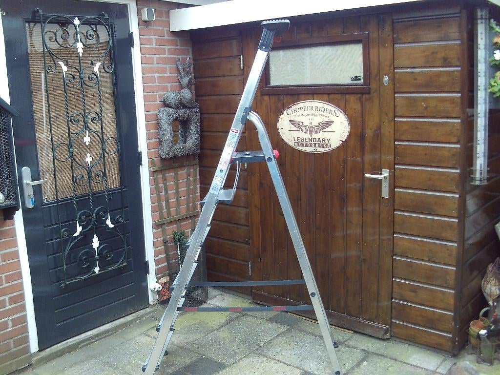 Altrex Double Decker 6 Treeds.  in nieuwstaat., Doe-het-zelf en Verbouw, Ladders en Trappen, Ophalen, Zo goed als nieuw, Trap