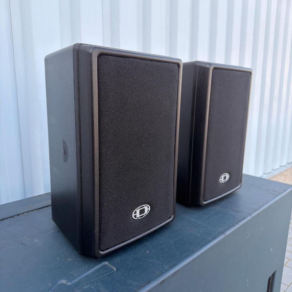 Dynacord D 8A compact powered - set van 2, Audio, Tv en Foto, Luidsprekers, Refurbished, 120 watt of meer, Front, Rear of Stereo speakers