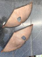 Vintage jasbeschermers voor fiets - Zwart leer, Fietsen en Brommers, Fietsaccessoires | Overige Fietsaccessoires, Verzenden, Gebruikt