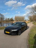 Audi A6 3.0 TDI BIT 2017 Zwart RS zetels, Auto's, Audi, 1905 kg, Zwart, 226 €/maand, Stationwagon