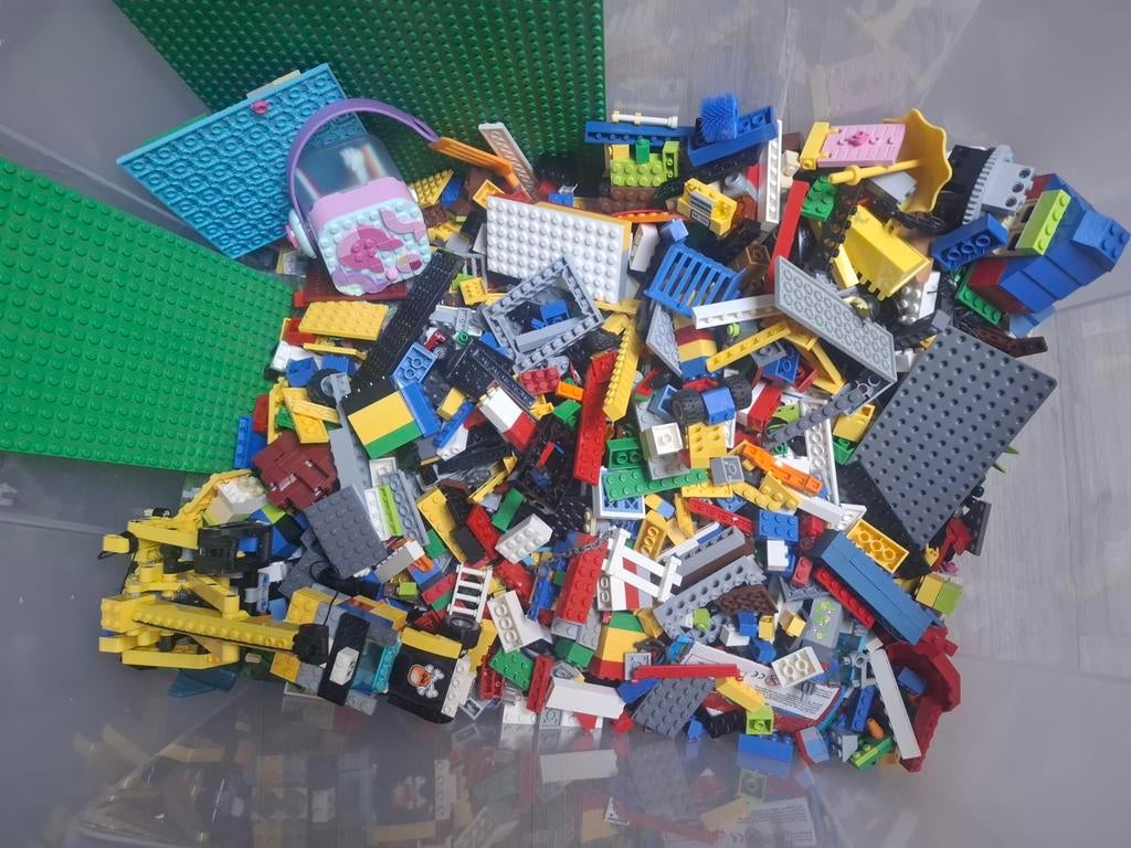 Grote bak vol Lego, Ophalen of Verzenden