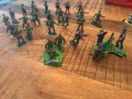 Lot Timpo soldaten: zeldzame para’s, MG & mortierteam, Ophalen of Verzenden, Gebruikt