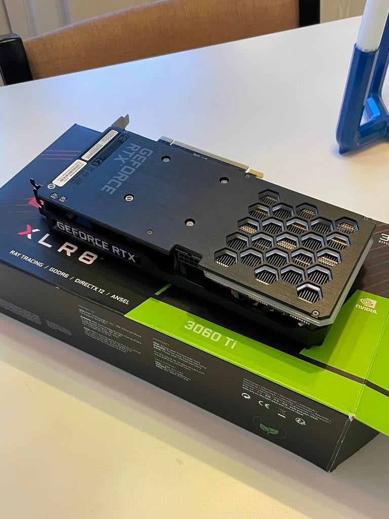 PNY 3060ti 8GB videokaart, Computers en Software, Gebruikt, GDDR6, PCI-Express 4, Ophalen of Verzenden