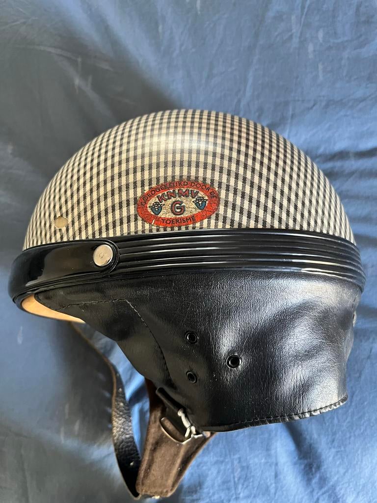Oude pothelm, alleen voor decoratie, Motoren, Kleding | Motorhelmen, Ophalen, Tweedehands, Overige typen