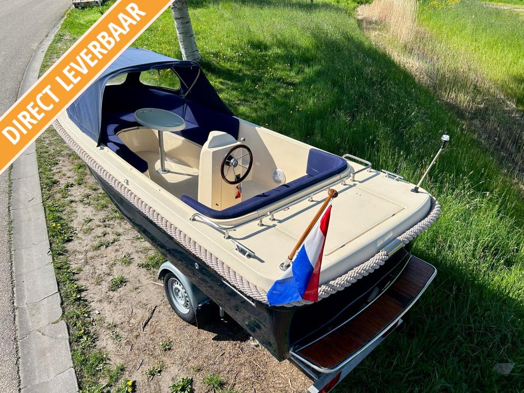 Lago Amore 530 Tender met 9.9 pk Suzuki vol opties!, Watersport en Boten, Sloepen, Gebruikt, Tot 10 pk, 3 tot 6 meter, Polyester