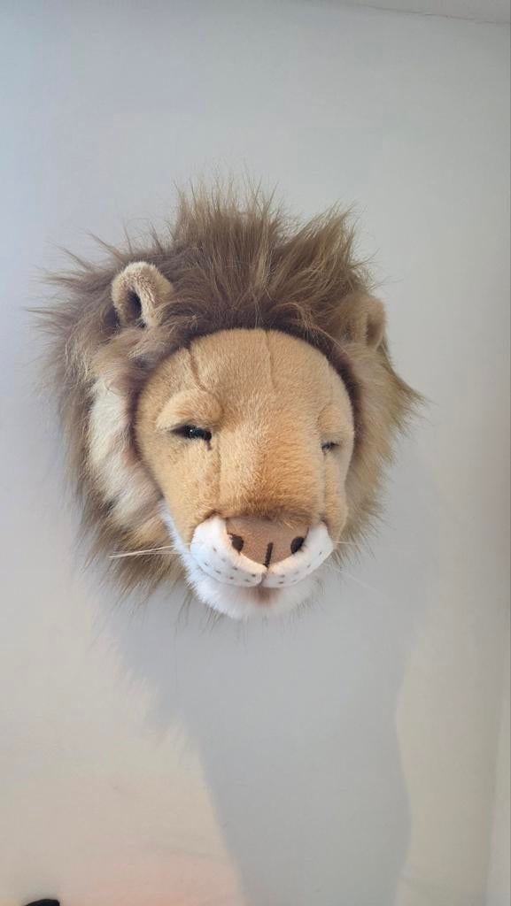 Bibib&Co. Dierenhoofden - Leeuw, Giraffe, Olifant, Ophalen of Verzenden, Zo goed als nieuw