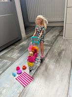 Barbie set met honden en hondenwagen, Ophalen of Verzenden, Zo goed als nieuw, Barbie