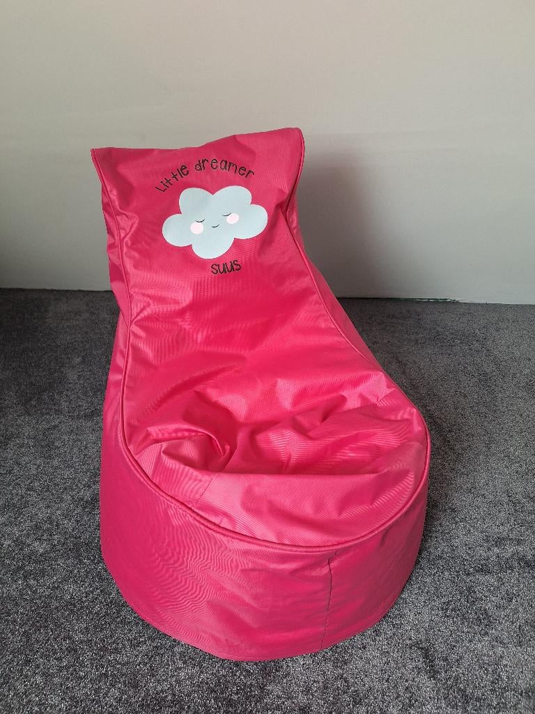 Gratis roze zitzak, Huis en Inrichting, Zitzakken, Ophalen, Gebruikt, Roze