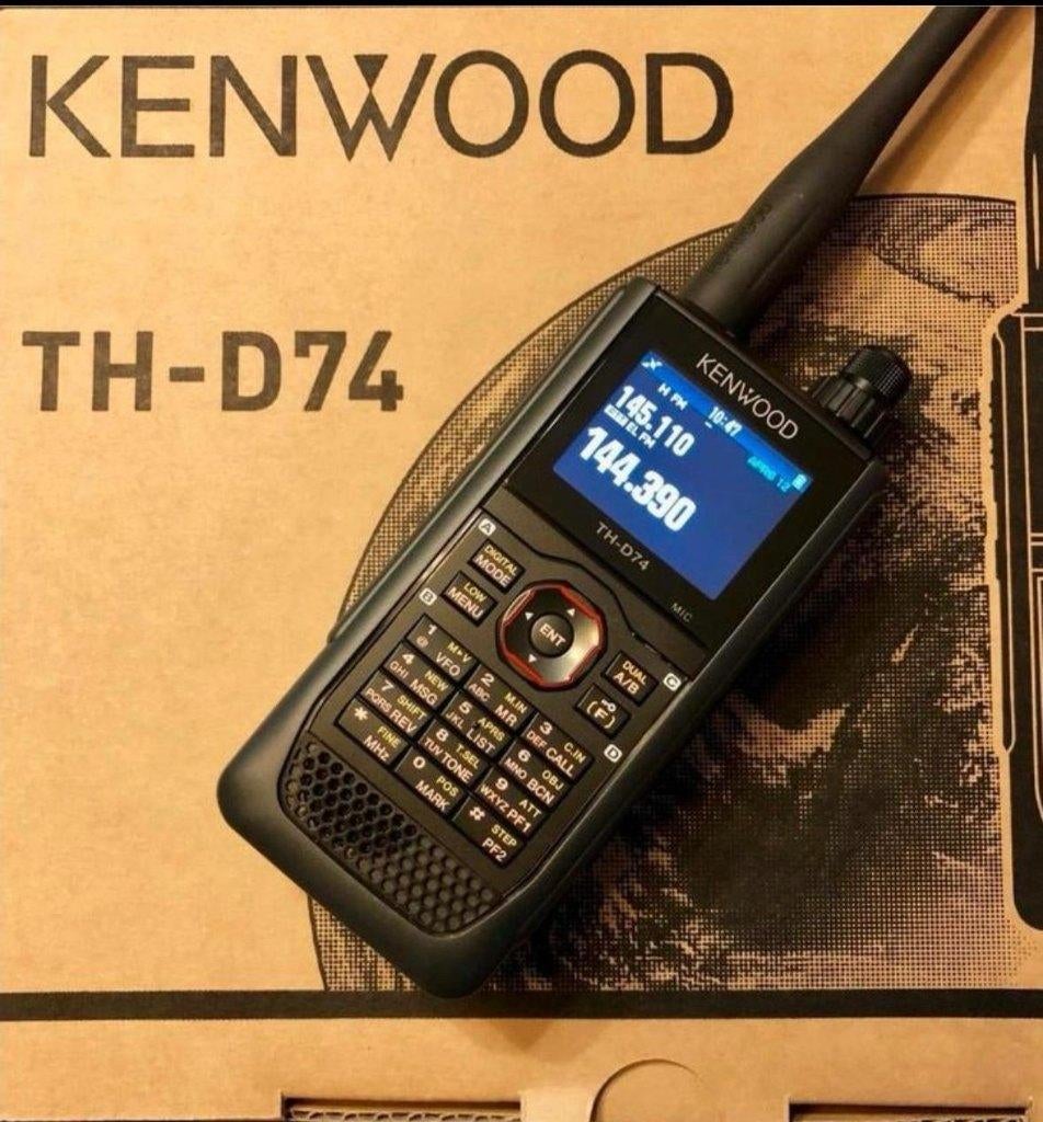 👉 Kenwood TH-D74 Dualband portofoon met D-star 👈, Telecommunicatie, --, 15 km of meer, Ophalen of Verzenden, Zo goed als nieuw