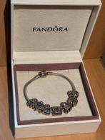 In nieuwstaat Pandora zilveren armband incl 7 bedels, Ophalen of Verzenden, Zo goed als nieuw, Met bedels of kralen, Zilver