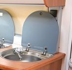 Glasplaat/afdekplaat spoelbak Fendt, Caravans en Kamperen, Caravan accessoires, Ophalen, Gebruikt