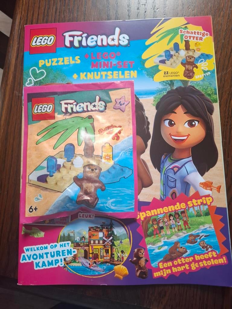 Lego Friends tijdschrift met mini-setje Otter, Kinderen en Baby's, Speelgoed | Duplo en Lego, Lego, Accessoire, Nieuw, Friends