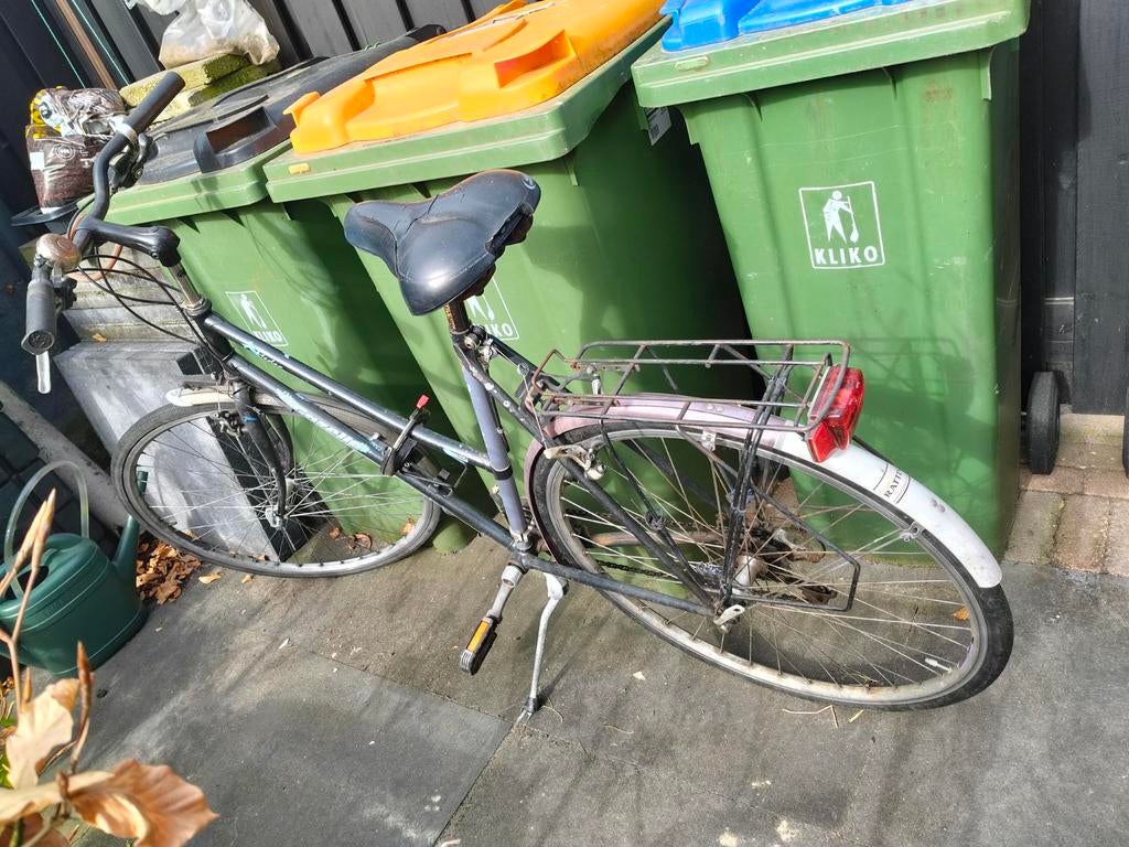 Fiets gazelle, Ophalen