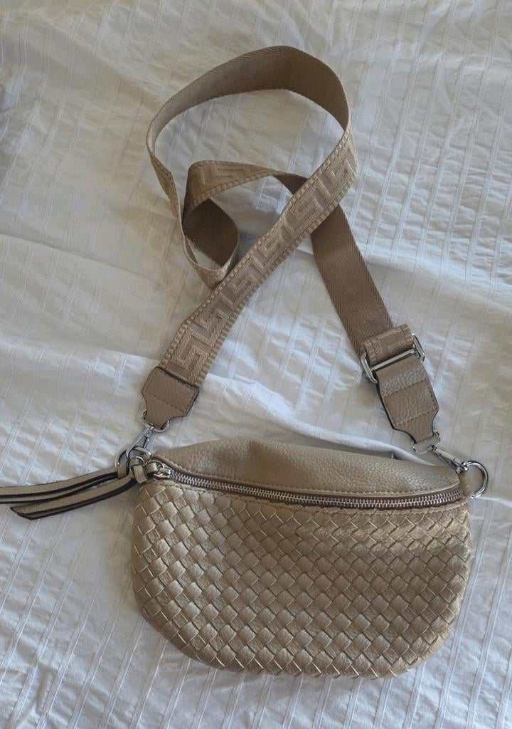 Beige reistasje te koop, Beige, Minder dan 40 cm, Minder dan 35 cm, Ophalen of Verzenden