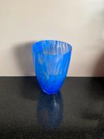 Prachtige kobaltblauwe glazen vaas/pot, Ophalen