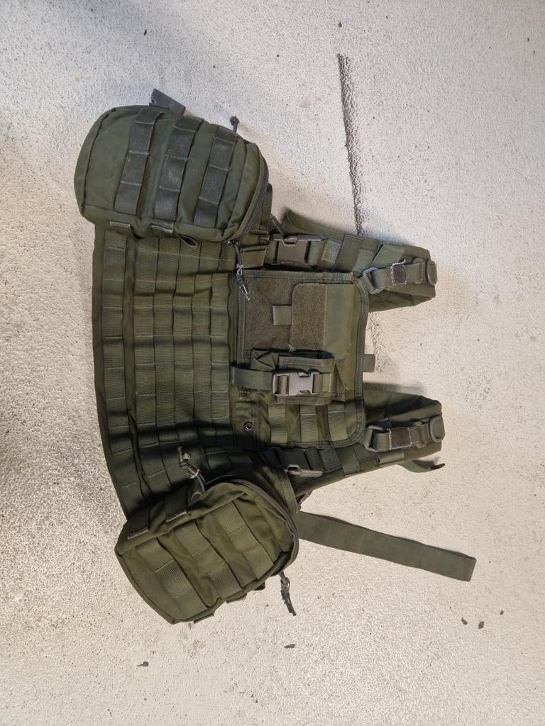 Militair tactisch vest - Legergroen, Ophalen of Verzenden, Landmacht, Overige gebieden, Kleding of Schoenen