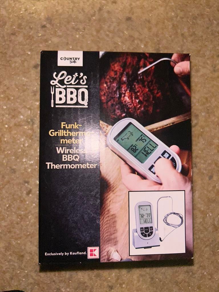 Draadloze thermometer nieuw in doos, Ophalen of Verzenden, Zo goed als nieuw