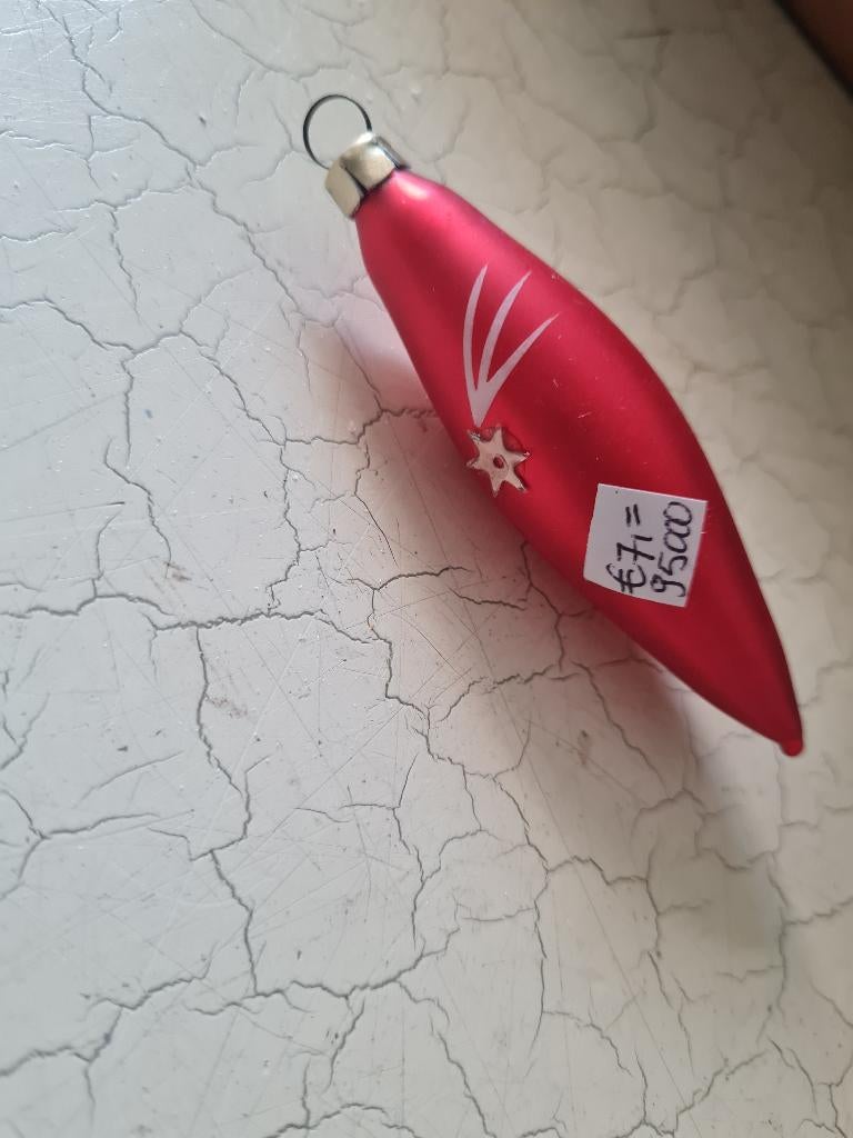 Antieke kleine kerstbal pegel, Diversen, Heikant 21 Kaatsheuvel, Belle Vieille Brocante, Ophalen of Verzenden, Zo goed als nieuw