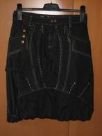 Nieuw! Super stoer zwart rokje van R 867, maat S-M, snazzeys, Kleding | Dames, Rokken, Maat 38/40 (M), Verzenden, Zwart, R 867