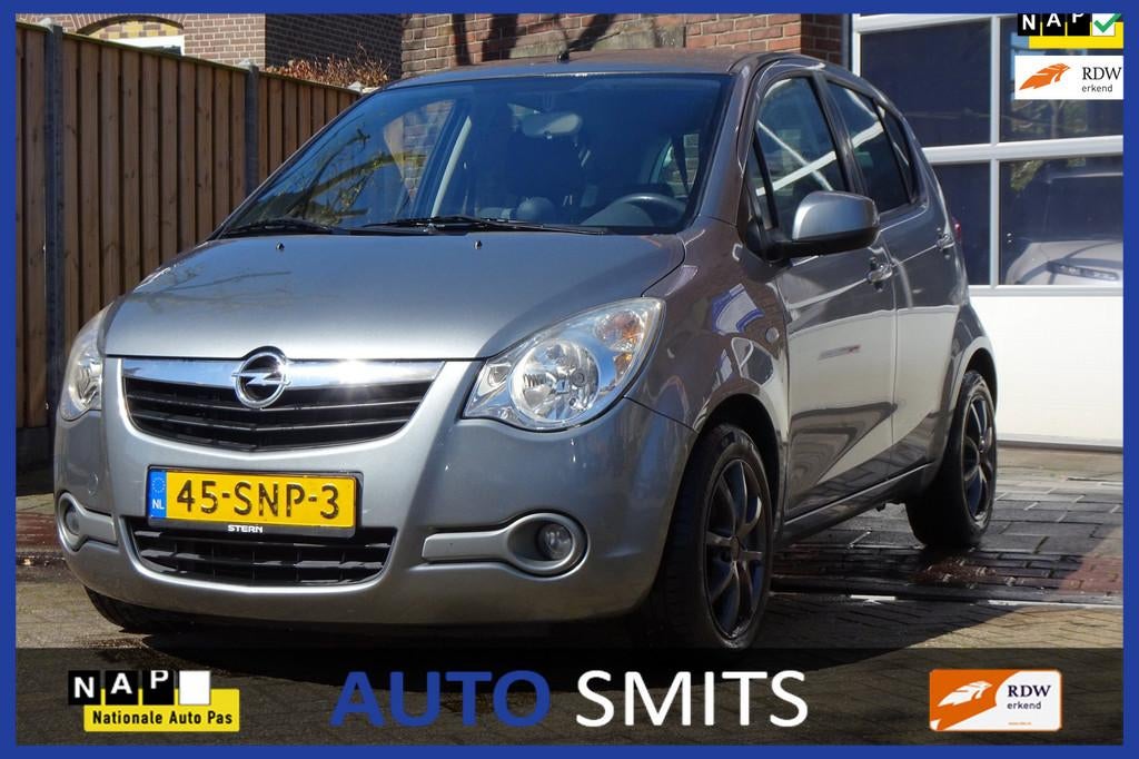 Opel Agila 1.0 Edition 5drs, Euro 5, Stof, Gebruikt, Origineel Nederlands