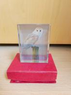 Glazen beeldje van uil - Decoratief object, Verzamelen, Beelden en Beeldjes, Ophalen of Verzenden, Zo goed als nieuw, Dier
