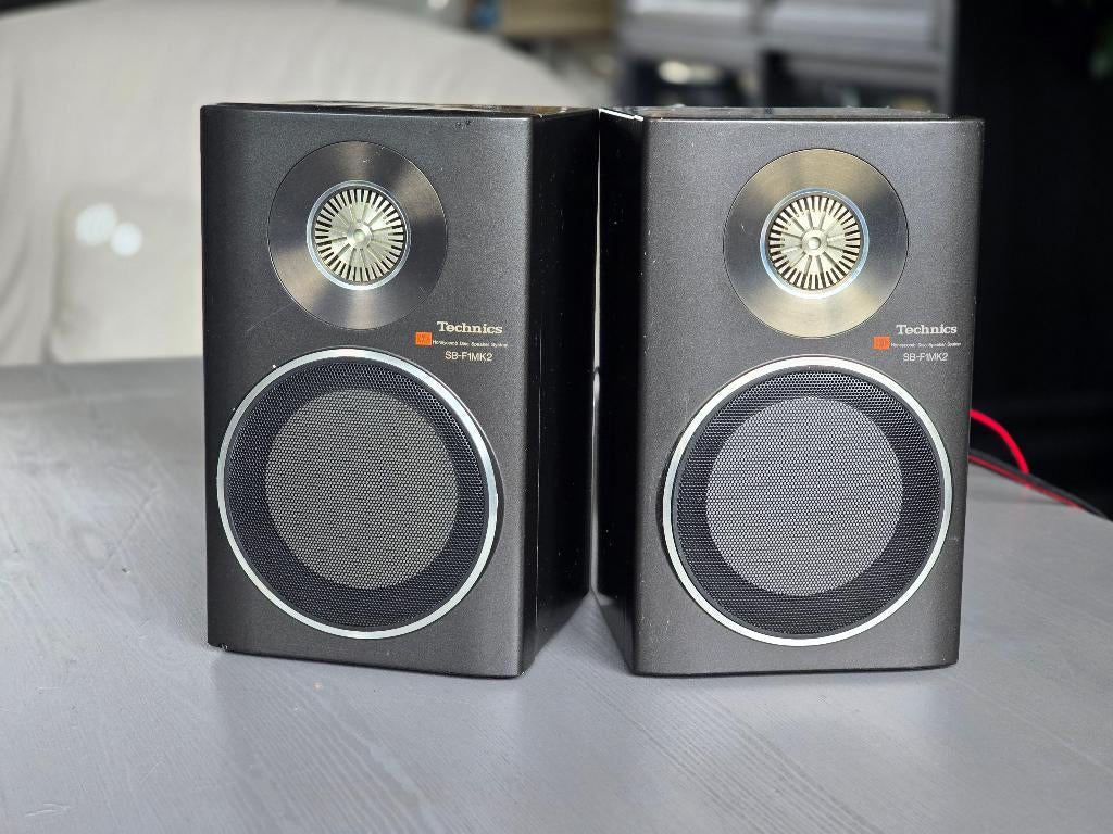 Technics SB-F1MK2 speakers – Vintage – Originele set, Overige merken, Gebruikt, Ophalen of Verzenden, Minder dan 60 watt