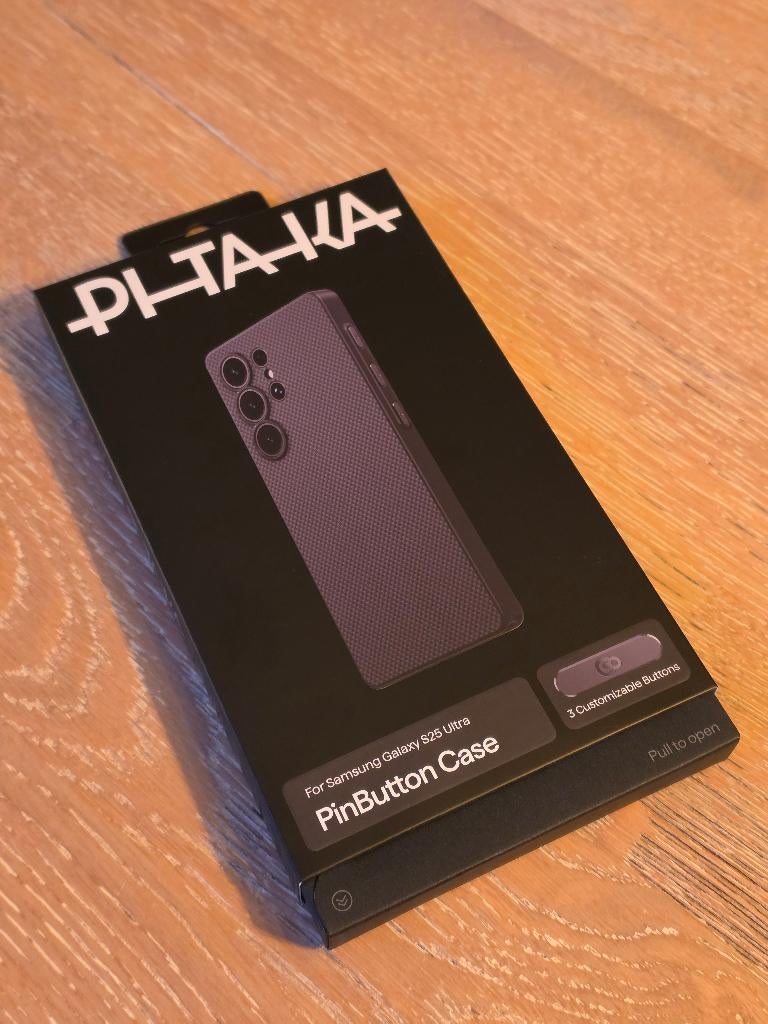 PITAKA PinButton Samsung Galaxy S25 Ultra, Ophalen of Verzenden, Zo goed als nieuw, Overige modellen, Hoesje of Tasje
