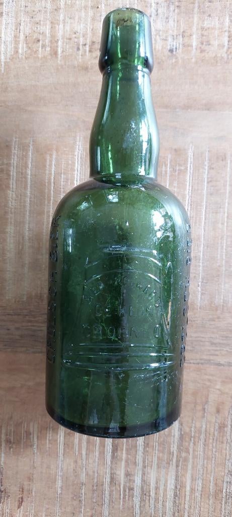 Oud Grolsch bierflesje met beugel, Bierbrouwerij De Klok, Ophalen of Verzenden
