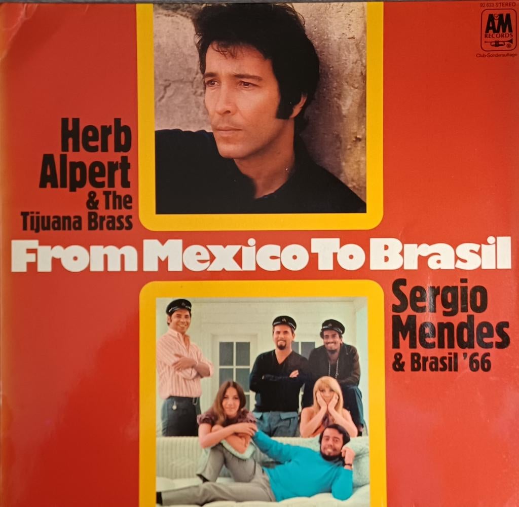 LP Herb Alpert & TJB - Sergio Mendes - From Mexico To Brasil, Cd's en Dvd's, Vinyl | Latin en Salsa, Ophalen of Verzenden, Zo goed als nieuw