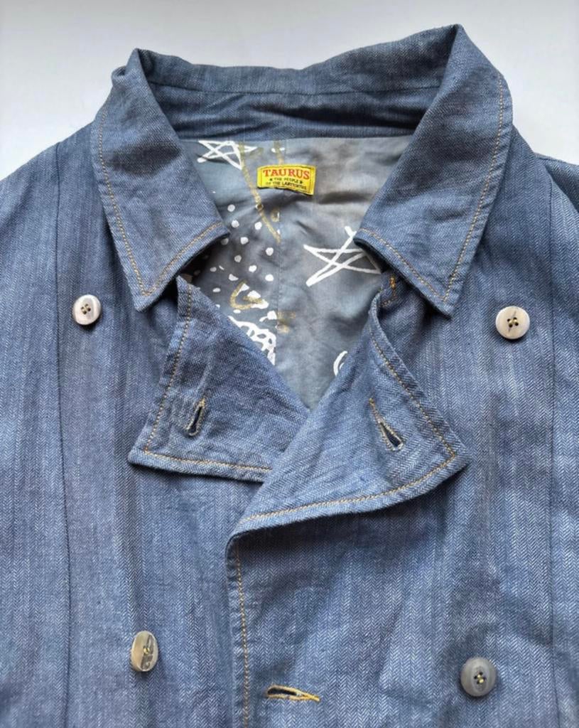 Denim colbert van The People of the Labyrinths, Ophalen of Verzenden, Zo goed als nieuw, Blauw