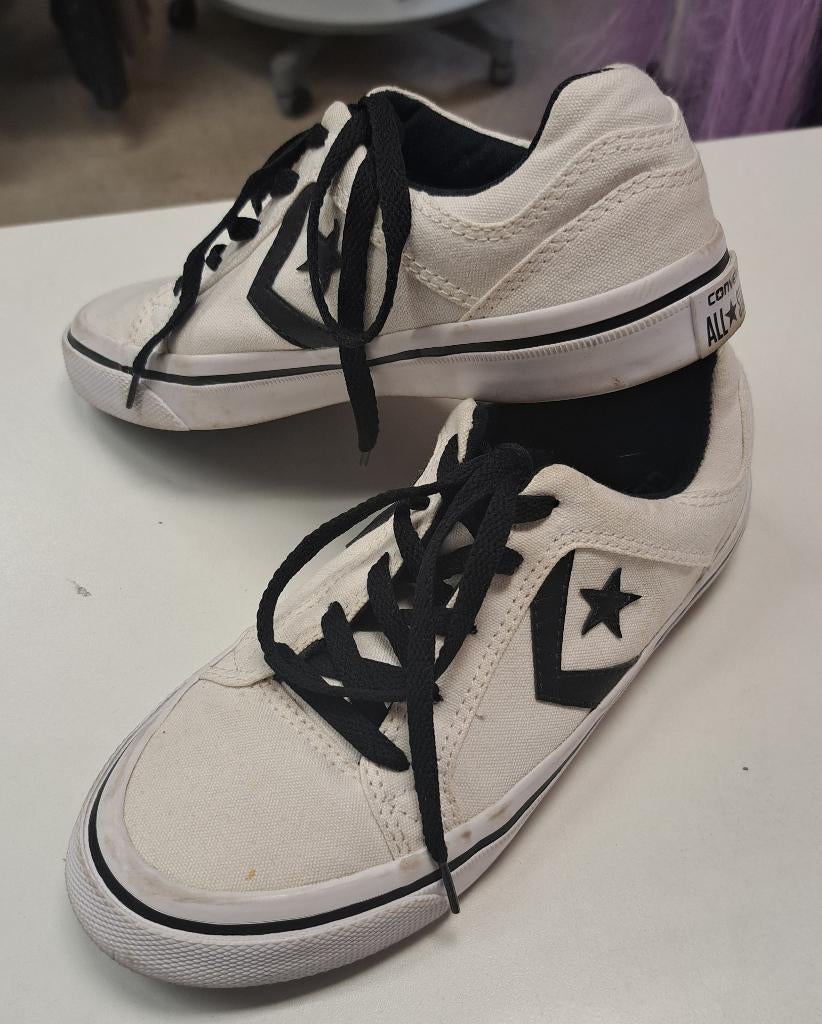 Converse All Star sneakers sportief creme + zwart 38 50646, ., Ophalen of Verzenden, Sneakers of Gympen, Converse All Stars