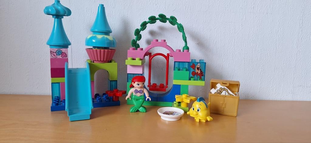 Lego Duplo Ariëls Onderzee Kasteel, Ophalen of Verzenden, Zo goed als nieuw, Complete set, Duplo